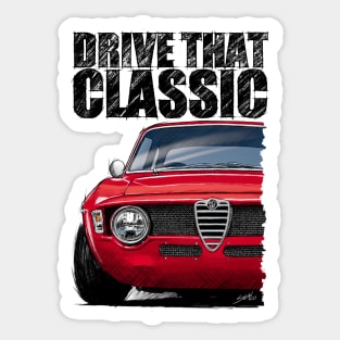 Drive that Classic 60’s Alfa GTA Sticker